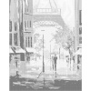 ZUTY Bodkovanie - ZIMA A EIFFELOVA VEŽA Rámovanie: bez rámu a bez vypnutia plátna, Rozmer: 80x100 cm