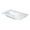 Duravit ME by Starck Asymetrické umývadlo, 83x49 cm, s WonderGliss, biela 23458300601