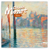 NOTIQUE Poznámkový kalendář Claude Monet 2026, 30 x 30 cm