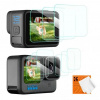 K&F Gopro Screen Protector*3pcs+Vacuum Cleaning Cloth*1pc, For Gopro Hero9/10/11/12 K&F Concept