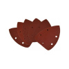 GUDE Brúsny papier delta 140x102 mm, 2x K100, 2x K120, 2x K180 Güde 58164