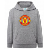 Mikina - JHK Detská mikina veľkosti 164 Biela, čierna, červená, modrá, modrá, oranžová, šedá, zelená, žltá (Mikina Manchester United Logo Football Gift 164)