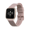 kwmobile řemínek for Garmin Venu Sq 2 Music / Sq 2 / Vivoactive 6 / Vivoactive 5 Watch řemínek - Silikonový Náhradní Watch Band - Dusty růžová