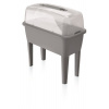 Prosperplast RESPANA PLANTER Set truhlík s vekom 77 cm sivý kameň DREP770