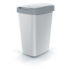 Rauman Odpadkový kôš s farebným vekom, 12 l sivá