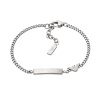Pánsky náramok Emporio Armani EGS3310040 Striebristý