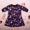 K-Baby Dievčenské bavlnené šaty, Ovocie - granátové - 80 (9-12m)