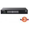 Tenda TEG2216D Websmart L2 cloud managed switch, 16x 10/100/1000 Mbps, Kov, Fanless-bez ventilátorů