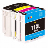 Tusz 4INK 10 XL / 11 XL / C4844AE C4836AE C4837AE pre HP sada