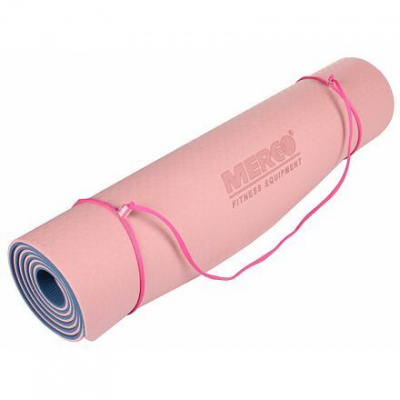 Merco Yoga TPE 6 Double Mat podložka na cvičenie ružová-modrá (40620)