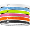 Nike Flex Headbands (6 Pack) Volt/Vivid Pink One Size