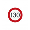 4CARS Samolepiaca značka rýchlosti 130 s priemerom 200mm 2. trieda
