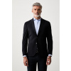 Karl Lagerfeld jednoradové sako pánske s viskózou 561034.155280 tmavomodrá 50