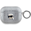 Karl Lagerfeld PU Embossed Karl Head Puzdro na AirPods Pro KLAPPGKIPS