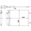 MAHLE Kondenzátor, klimatizace BEHR AC 445 000S
