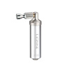 Ručná pumpa Lezyne Alloy Drive CO2 + 1x plynová patróna 16g strieborná (LZN-1-C2-ALDR-V106)
