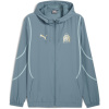 Puma Olympique De Marseille Pre Match Woven Jacket 2024 2025 Adults Blue M