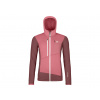 Dámská mikina s kapucí ORTOVOX Fleece Grid Hoody Mountain Rose - L