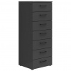 Carryhome KOMODA, grafitová, 45/115/40 cm - Predsieňové programy - 002427022218