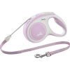 Vodítko FLEXI Comfort M lanko 5m/20kg ružová NEW