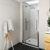 ROTH EXCLUSIVE LINE ECDO1N 90cm sprchové dvere do niky / sprchový kút, sklo číre - 00 brillant