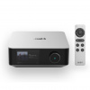 WiiM AMP ULTRA strieborný (Výkonný streamovací zosilňovač s 100 W Hi-Fi zvukom, dotykovým ovládaním a podporou RoomFit™ a HDMI ARC)