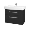 Dreja Kúpeľňová skrinka Q MAX SZZ2 80 - N03 Graphite / Úchytka T01 / N03 Graphite