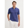 Polo tričko United Colors of Benetton pánske, fialová farba, jednofarebné, 14HAU301K XXL