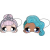 Procos LOL Glitterati Paper Masks 6 kusov