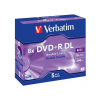 Verbatim DVD+R, 43541, DataLife PLUS, 5-pack, 8.5GB, 8x, 12cm, General, Double Layer, jewel box, Scratch Resistant