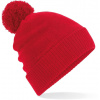 BEECHFIELD B 439 THERMAL SNOWSTAR / Pletená čiapka - classic red Univerzálna