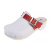 Zdravotné topánky FPU20 Biele s červenou