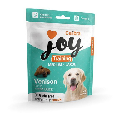 Calibra Joy Dog Training M & L Venison & Duck 300 g