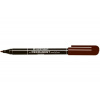 Popisovač permanentný Centropen 2846, okrúhly hrot, 1 mm, hnedý