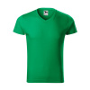 Tričko pánske MALFINI® Slim Fit V-neck 146 trávová zelená veľ. M