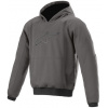 bunda AGELESS HOODIE, ALPINESTARS (žíhaná šedá, vel. M)