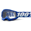 100% ACCURI 2 Goggle - Blue - Clear Lens