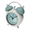 Dizajnový kovový budík s klasickým mechanickým zvonením MPM Kitty - B - C01.4433.31