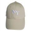 Fabric Classic NY Baseball Cap Mens Light Grey Mens