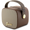 Guess Mini Bluetooth Speaker PU 4G Strap, hnedý 57983116763