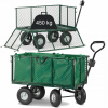 Veľký XL PREPRAVNÝ VOZÍK záhradný príves fúrik 450 kg 250 l + PLACHTA (Veľký XL PREPRAVNÝ VOZÍK záhradný príves fúrik 450 kg 250 l + PLACHTA)