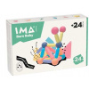 MAGNETICKÁ STAVEBNICA IMANIX IMABARS BABY - 24KS