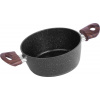 Hrniec MagicHome Black Marble Line, 20 cm, 2200 ml, s pokrievkou