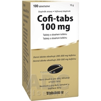 Vitabalans Cofi-tabs tbl 1x100 ks, 6410530086384
