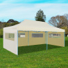 zahrada-XL Krémový skladací párty stan 3 x 6 m 41582