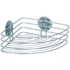 WENKO Turbo-Loc® Eckablage, Stahl, 26,5 x 10,5 x 20 cm, chróm 18913100