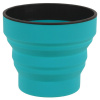 Lifeventure silikónový skladací hrnček Ellipse Flexi Mug 350 ml, teal
