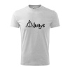 Harry - Always - Tričko detské bavlnené - 122 cm/6 rokov ( Svetlosivý melír )