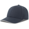 Atlantis Headwear Kšiltovka Liberty Sandwich-S, 6 panelová, baseballová COT33025196399-navy/white UNI Navy/bílá