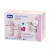 Chicco Set na kŕmenie (fľaša 150ml, fľaša 250ml, cumlík Physio Comfort 0m+), ružová, 8058664153671